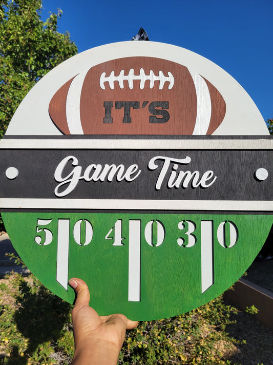 It's Game Time Door Hanger